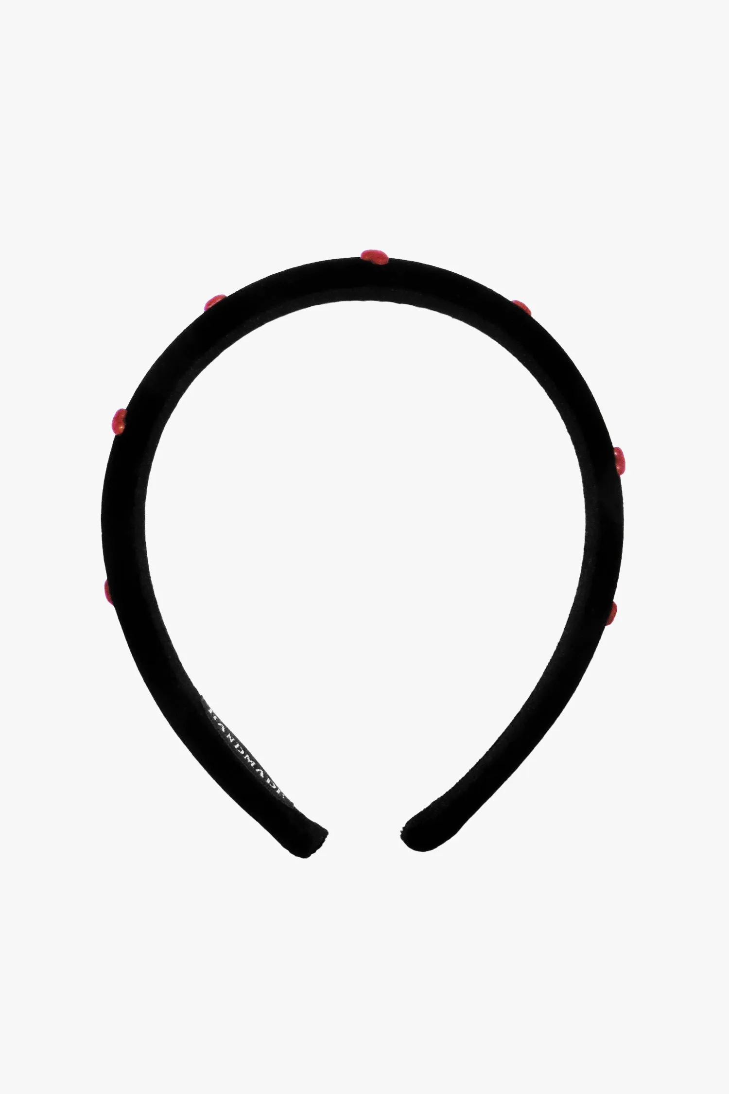 Heartfelt Velvet Headband- Black Annasui