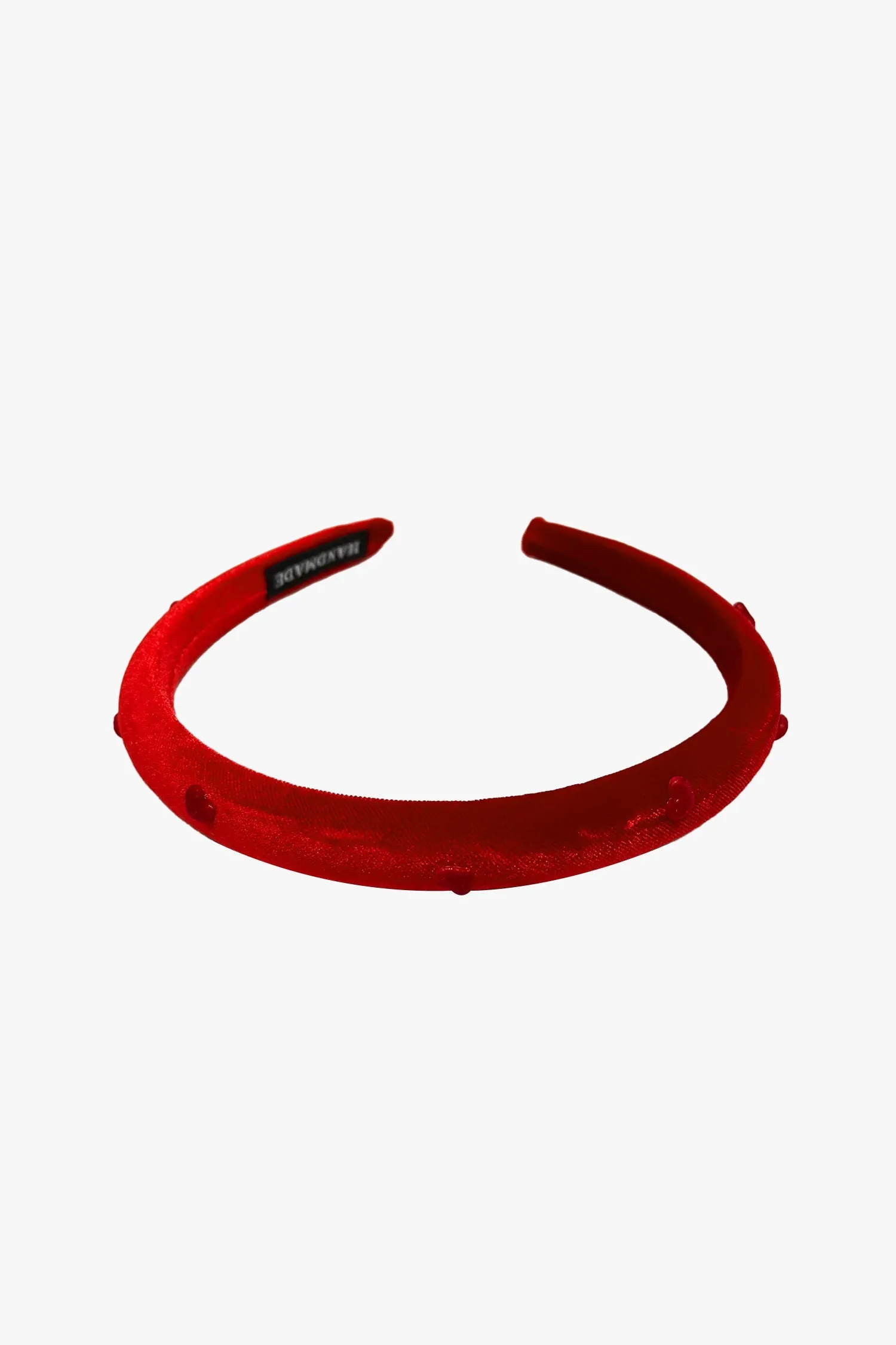Heartfelt Velvet Headband- Red Annasui