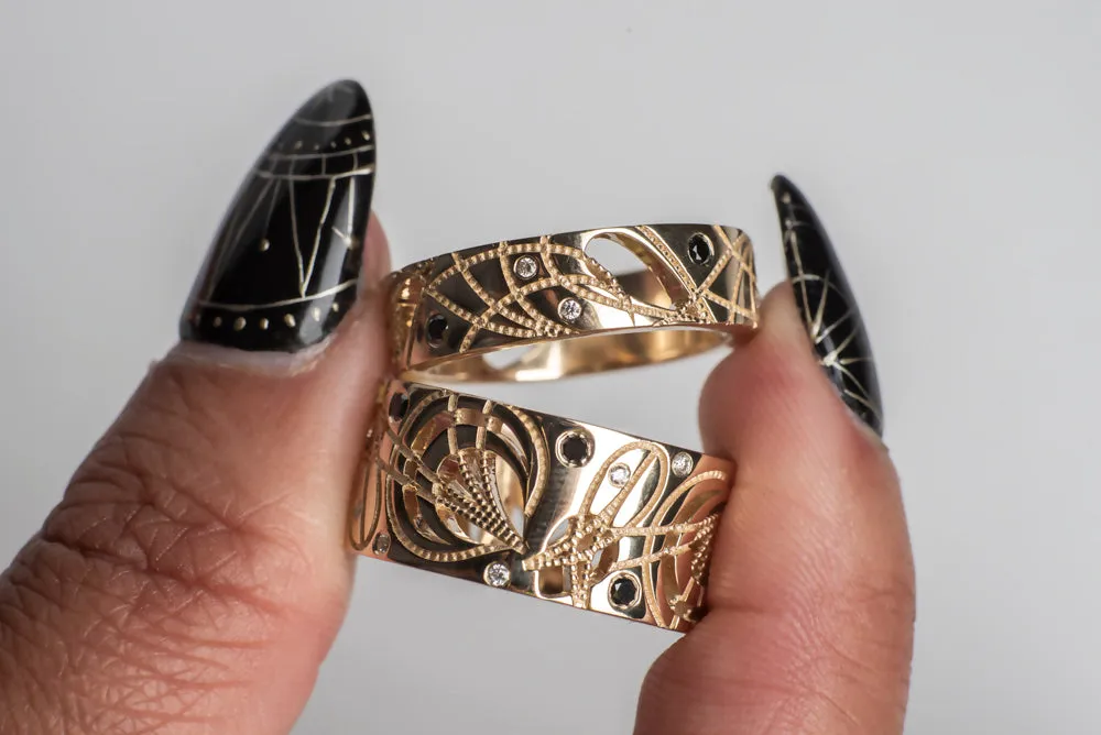 Heavenly Bodies 6mm Cigar Band