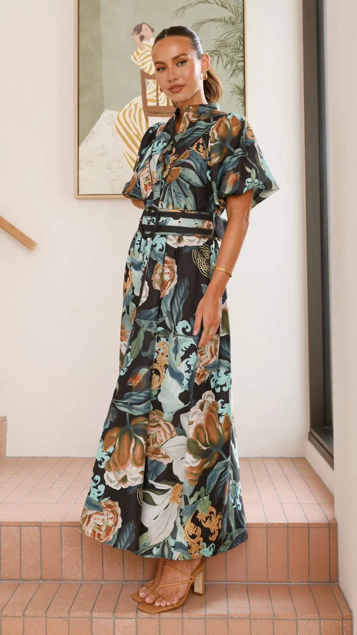 Hedley Maxi Dress - Noir Billy J