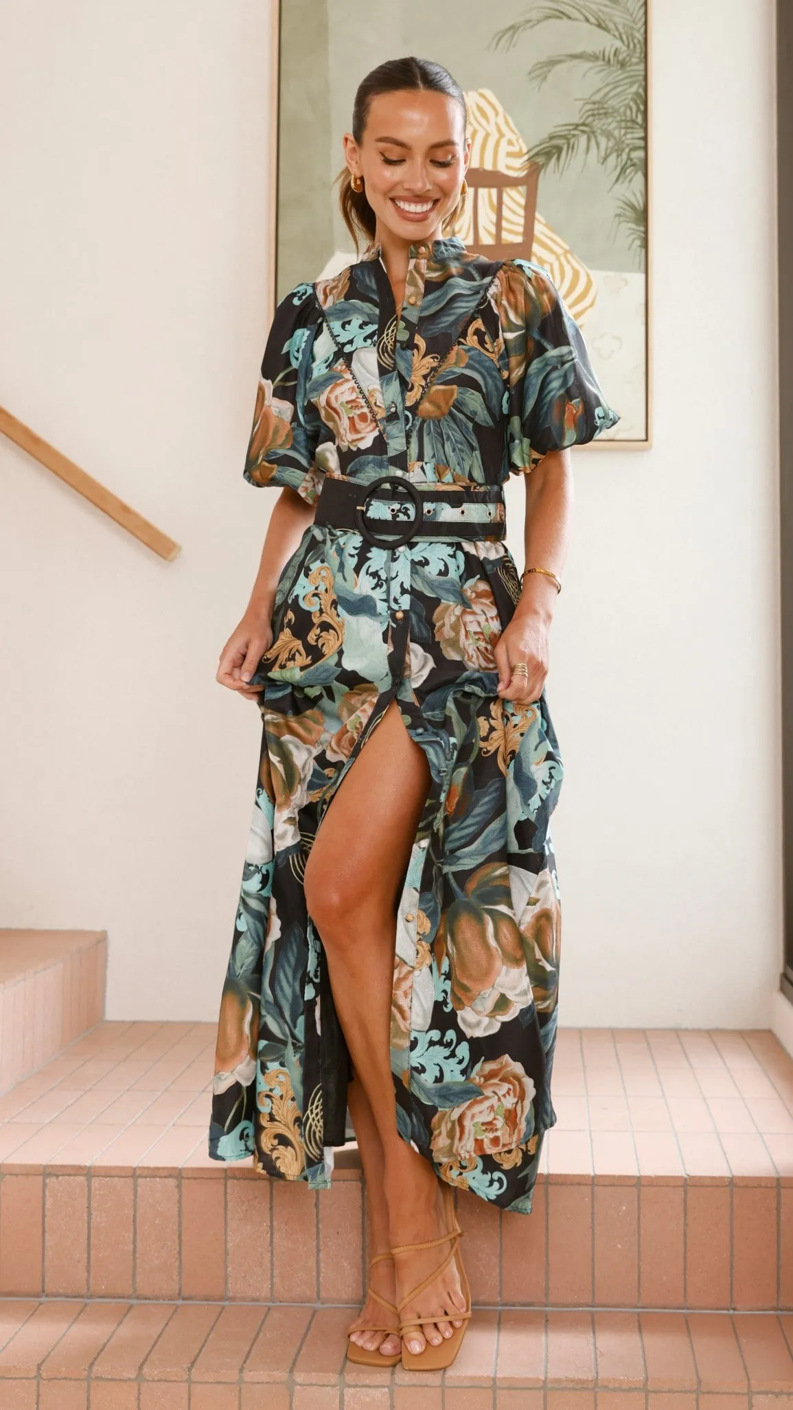 Hedley Maxi Dress - Noir Billy J