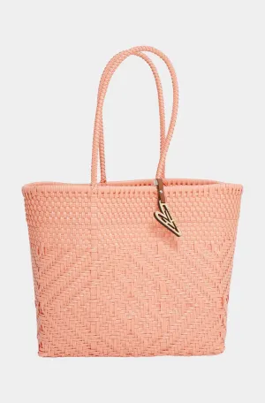Hemline Salmon Tamayo Tall Tote