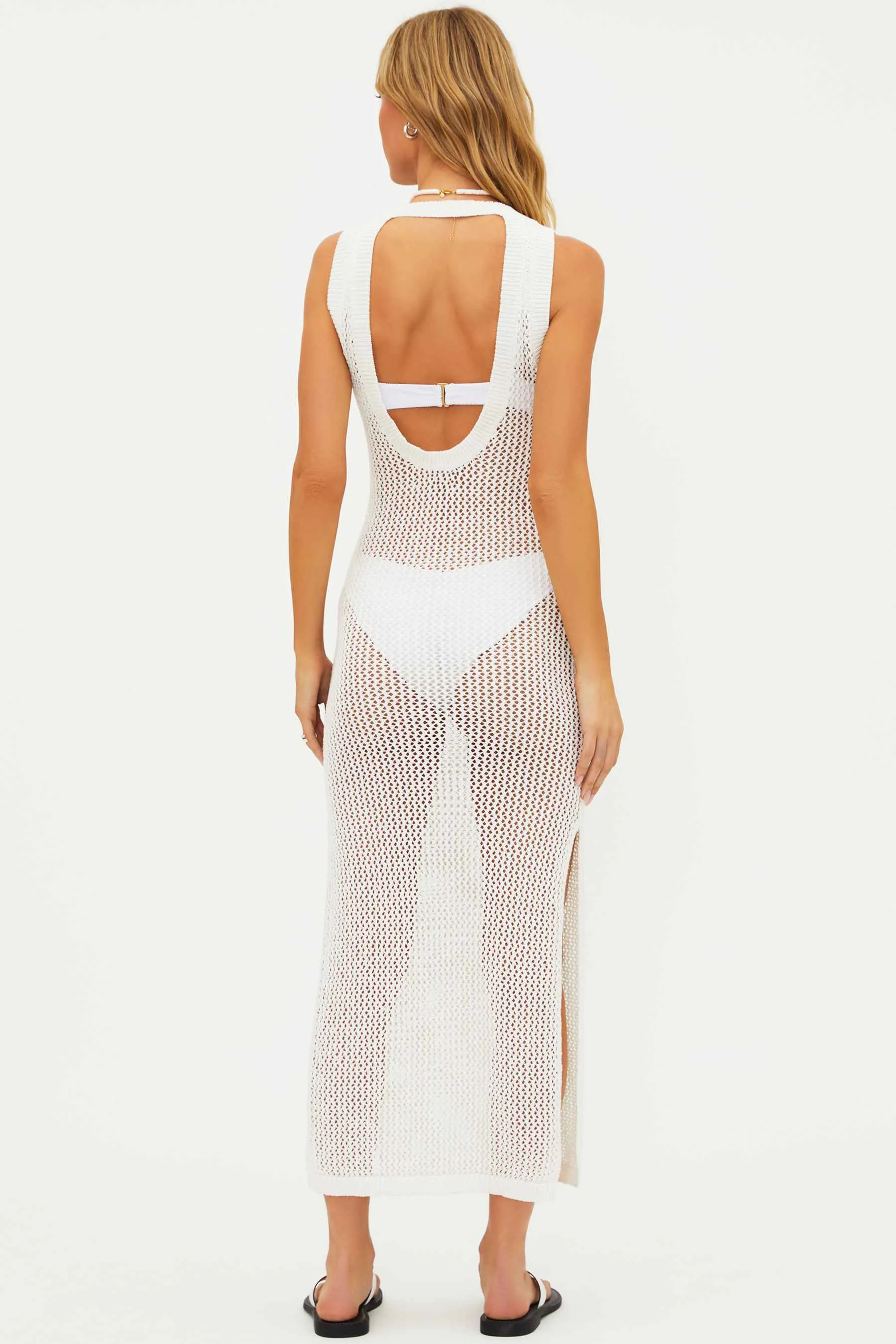 Holly Rose Dress White Beach Riot