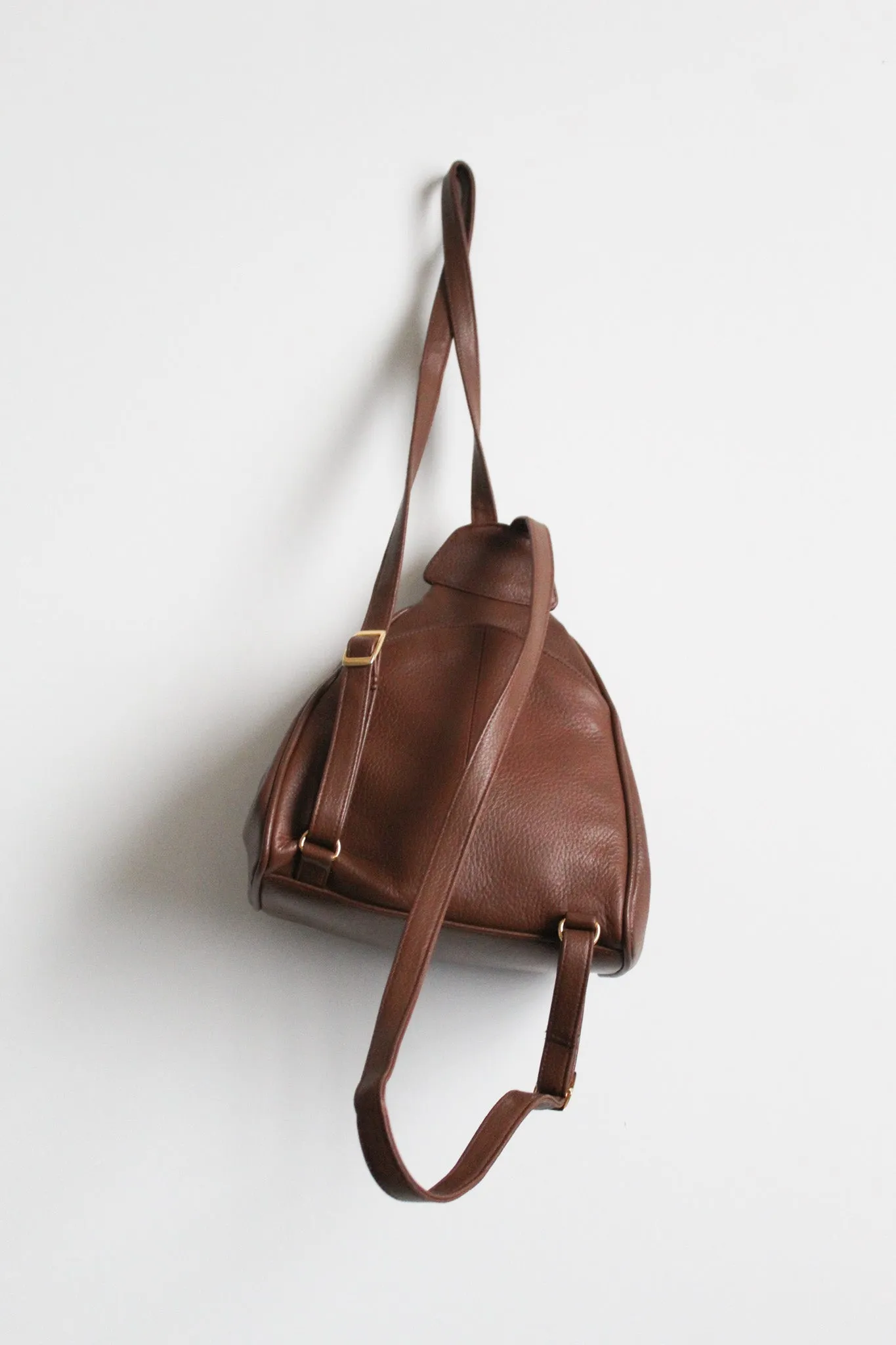 honey vegan leather backpack 1919 Vintage
