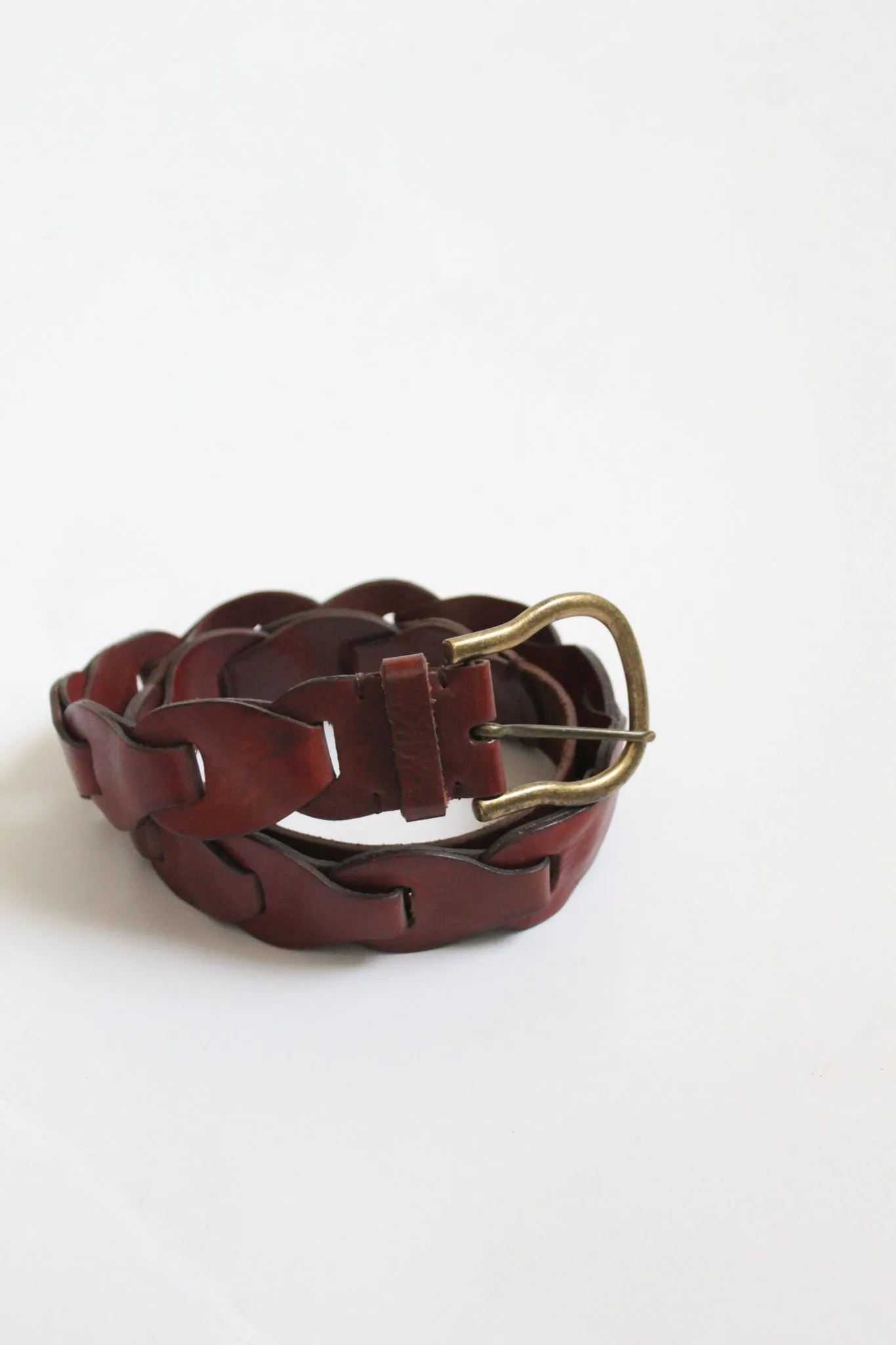 horseshoe leather belt 1919 Vintage