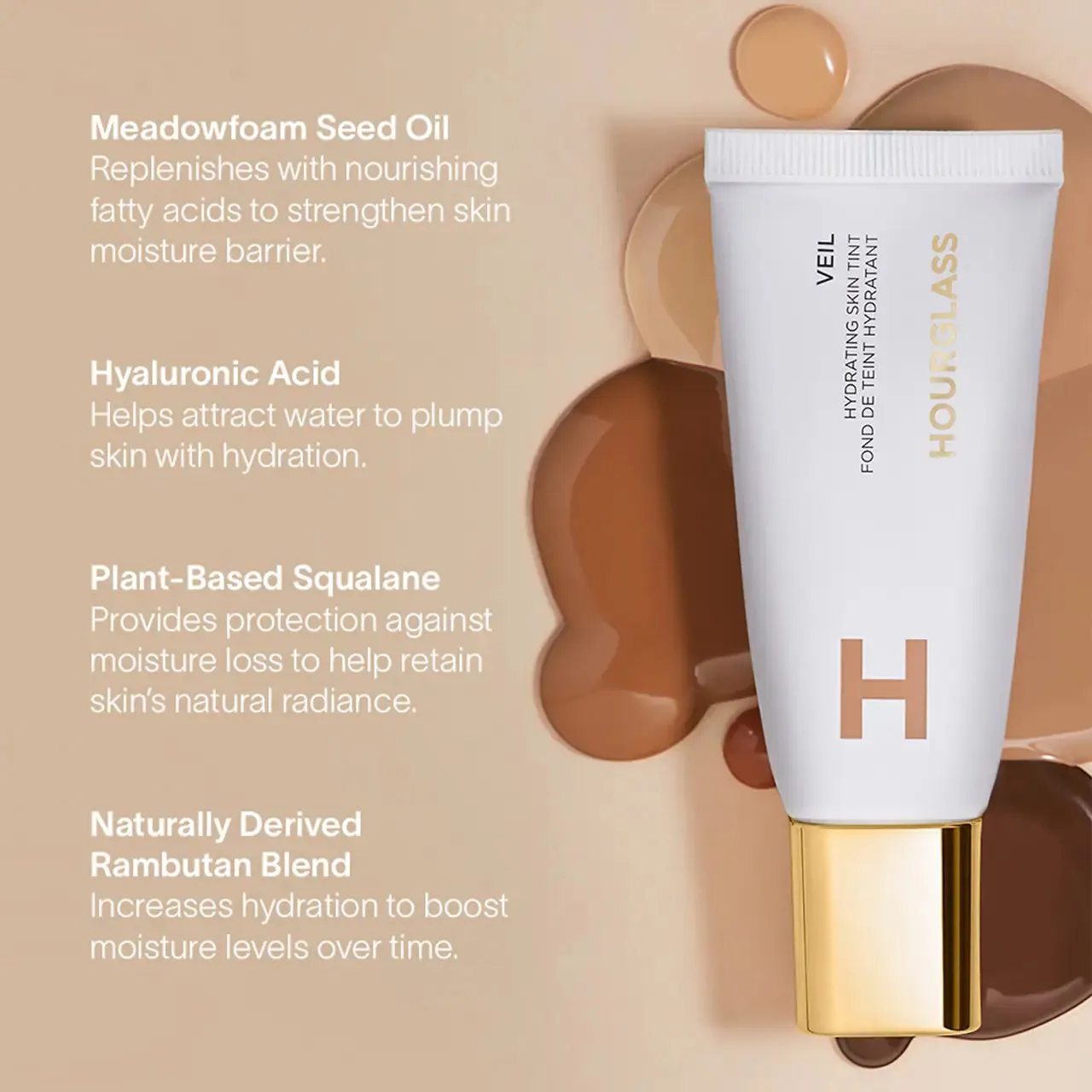 Hourglass  Veil Hydrating Skin Tint Foundation - Shade 13 NIB