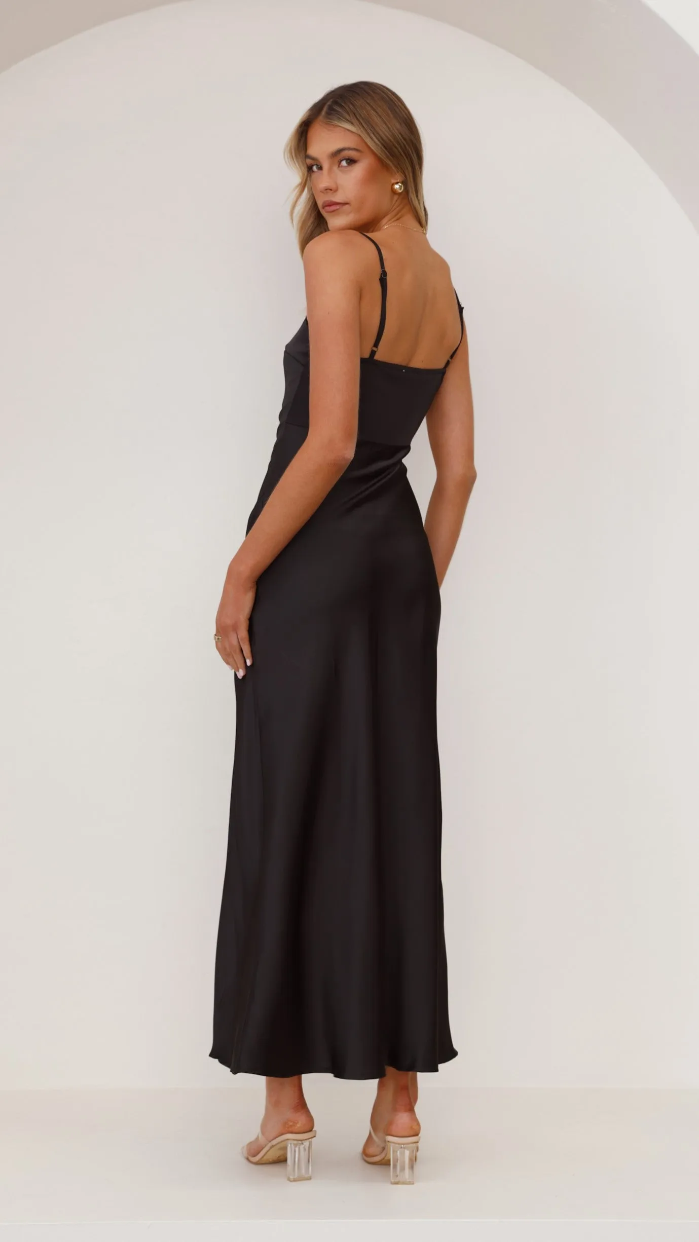 Ilana Maxi Dress - Black Billy J