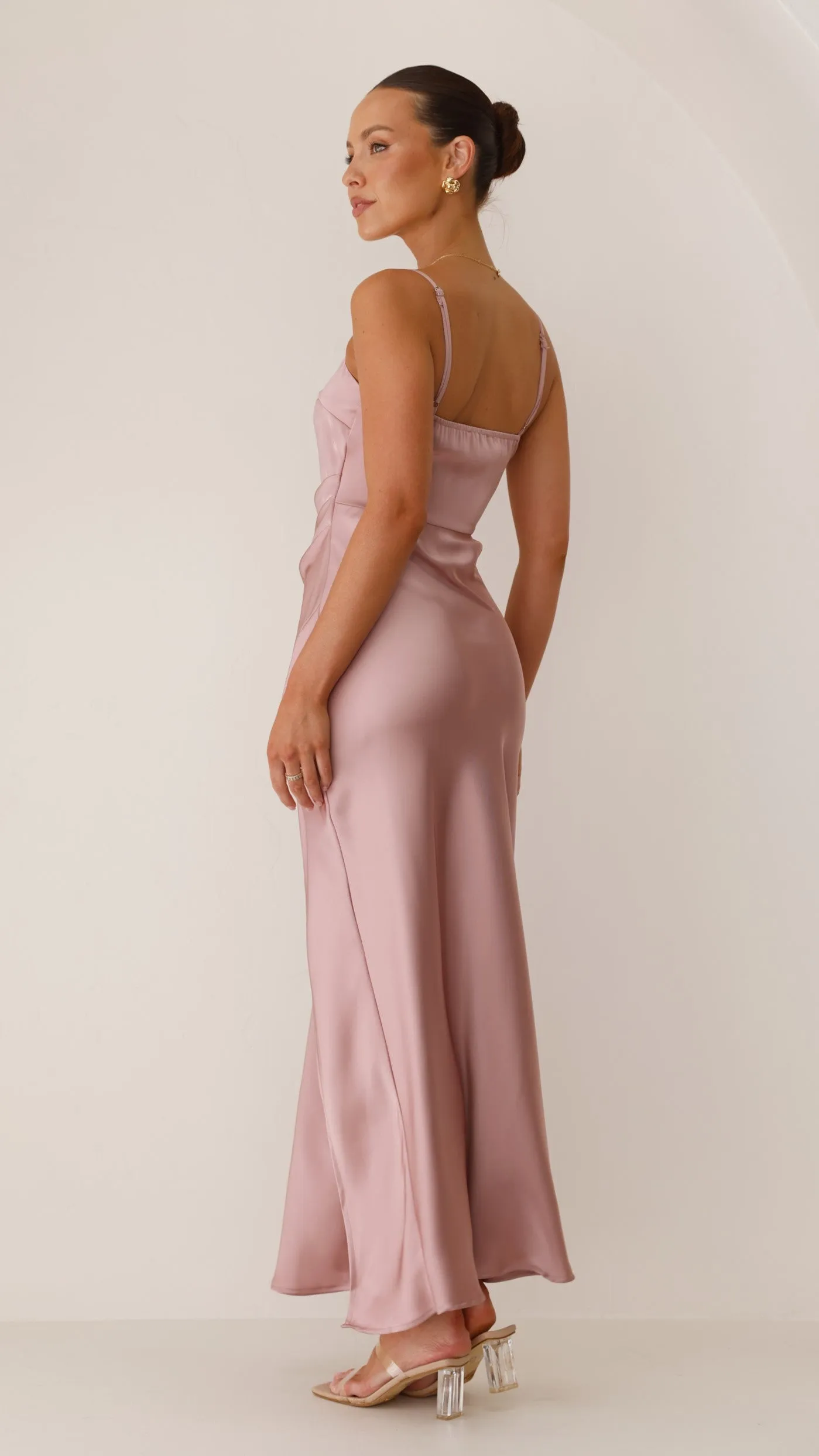 Ilana Maxi Dress - Dusty Pink Billy J