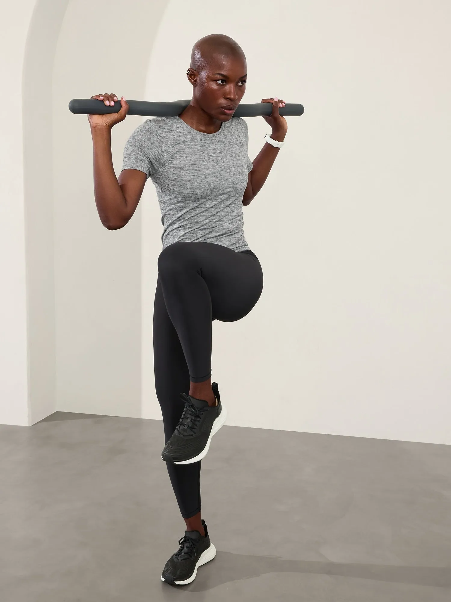 In Motion Seamless Heather Tee Ayhleta