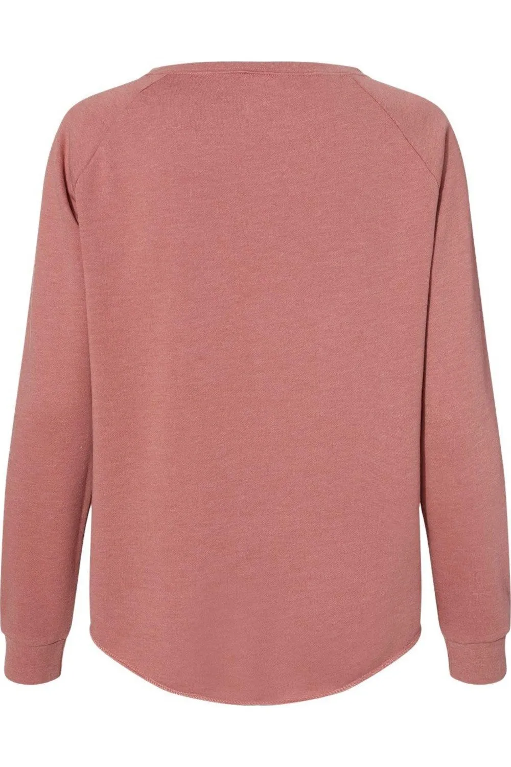 Independent Trading Co. Womens California Wave Wash Crewneck Sweatshirt