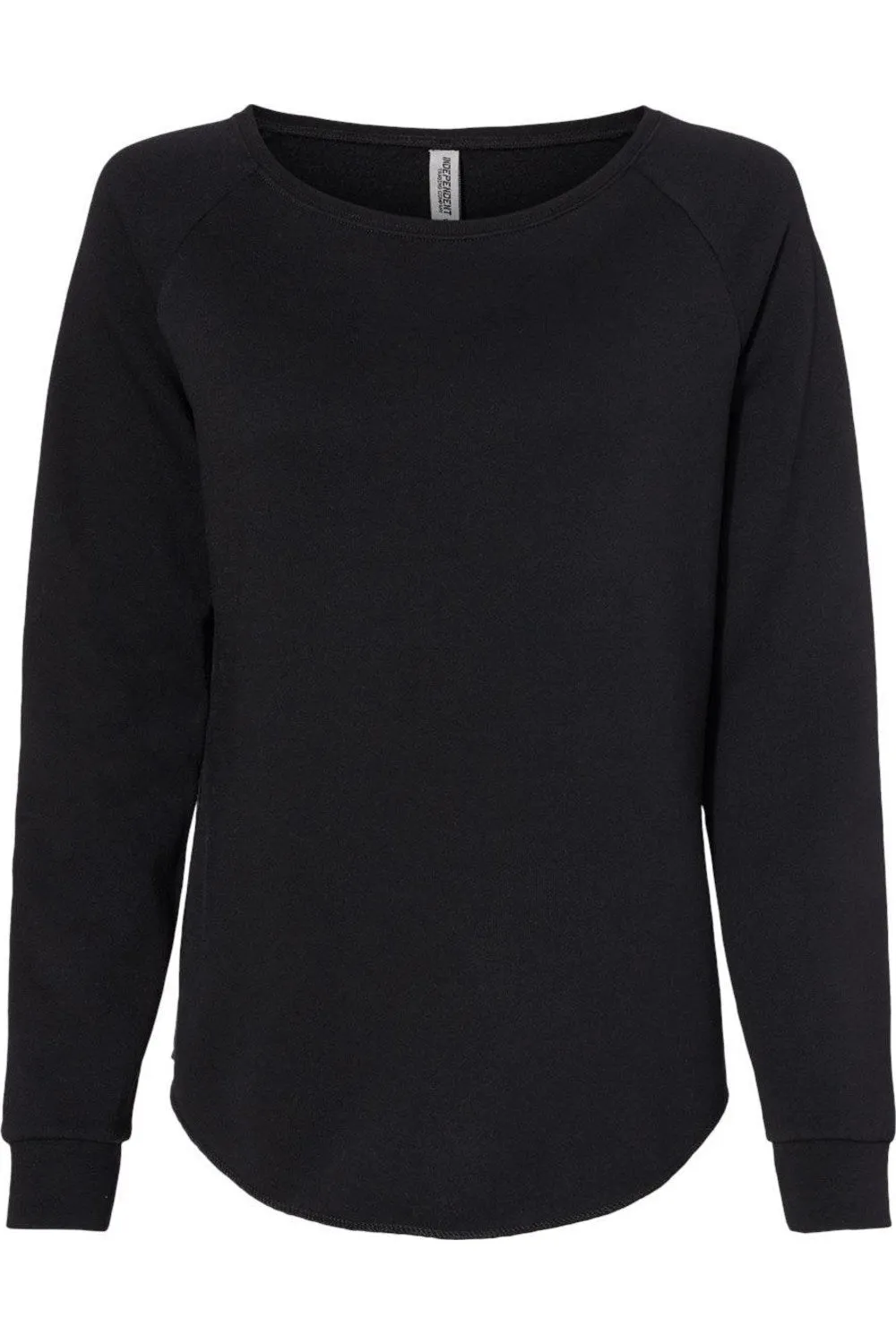 Independent Trading Co. Womens California Wave Wash Crewneck Sweatshirt