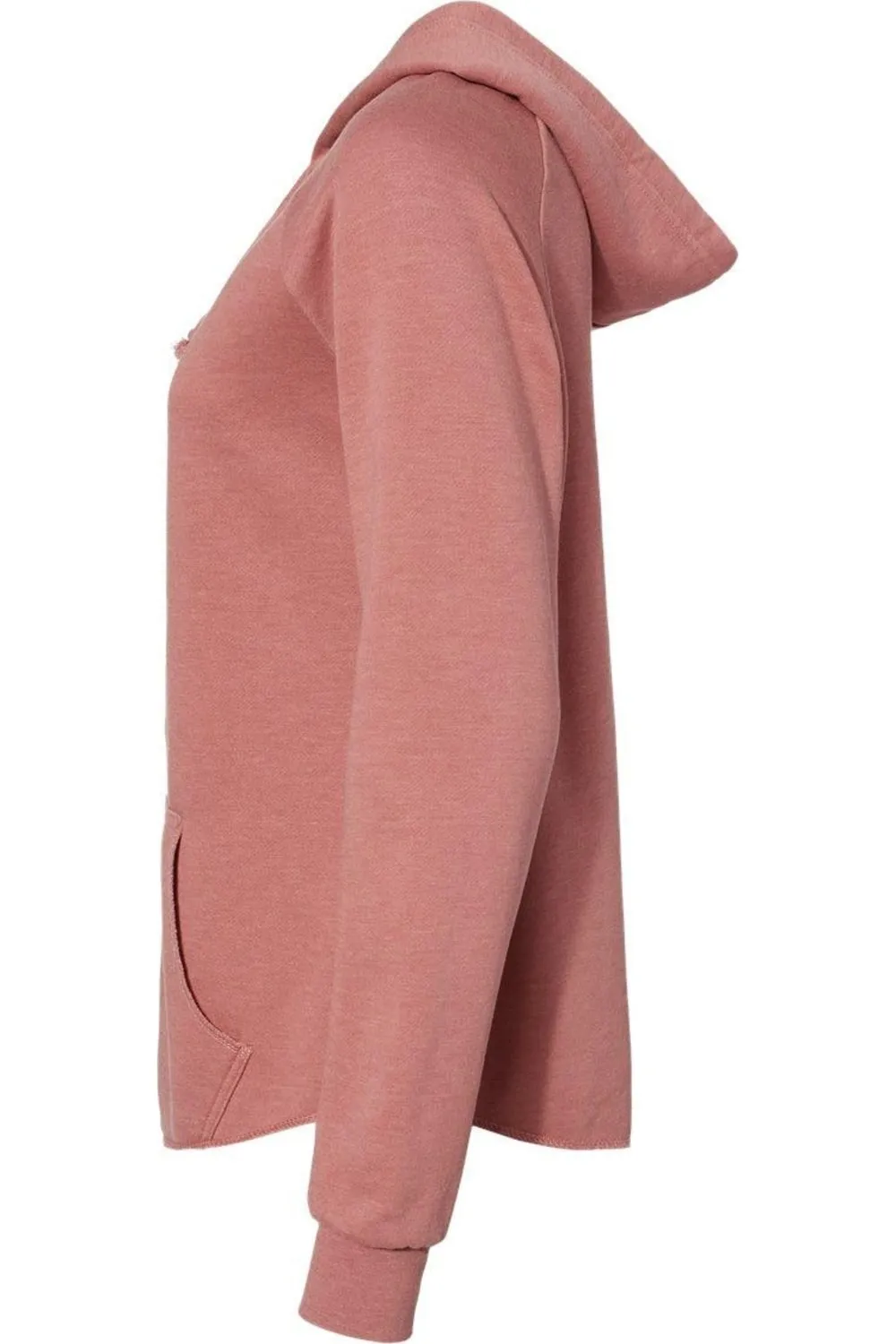 Independent Trading Co. Womens California Wave Wash Full-Zip Hooded Sweatshirt
