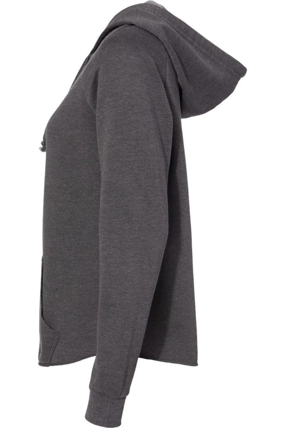 Independent Trading Co. Womens California Wave Wash Full-Zip Hooded Sweatshirt