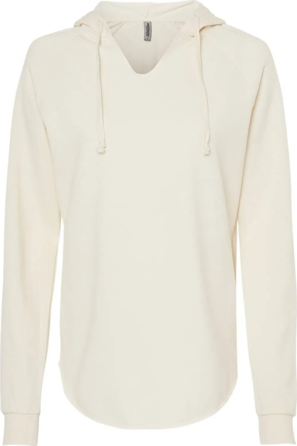 Independent Trading Co. Womens Lightweight California Wave Wash Hooded Sweatshirt