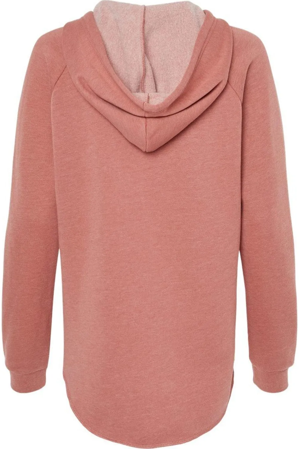 Independent Trading Co. Womens Lightweight California Wave Wash Hooded Sweatshirt