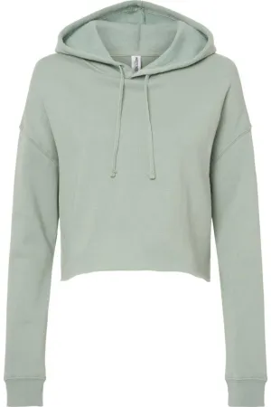 Independent Trading Co. Womens Lightweight Crop Hooded Sweatshirt
