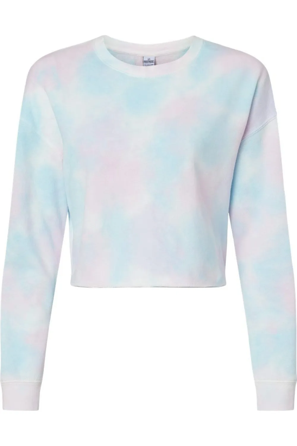 Independent Trading Co. Womens Lightweight Cropped Crew Pullover