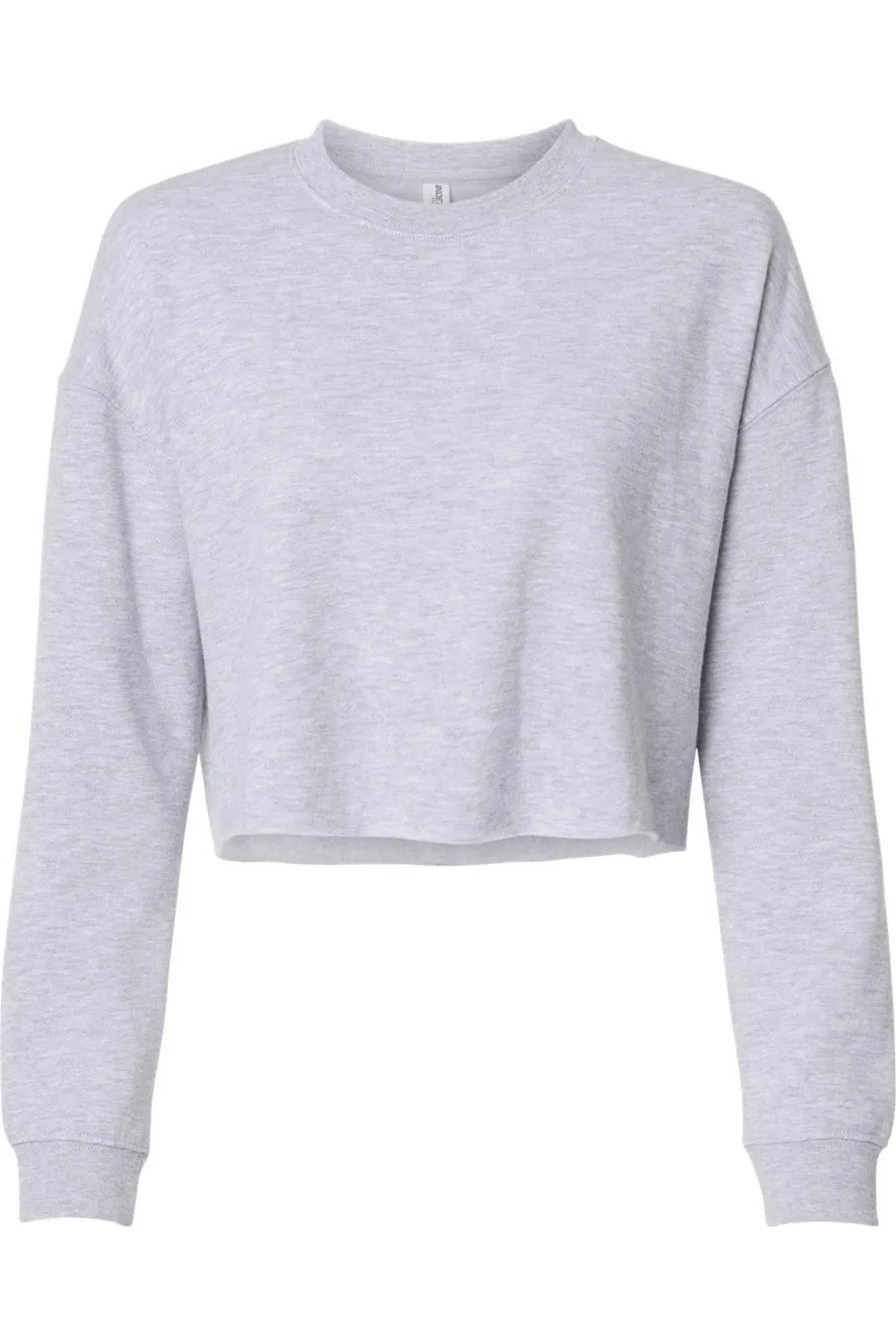 Independent Trading Co. Womens Lightweight Cropped Crew Pullover
