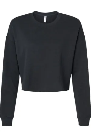 Independent Trading Co. Womens Lightweight Cropped Crew Pullover