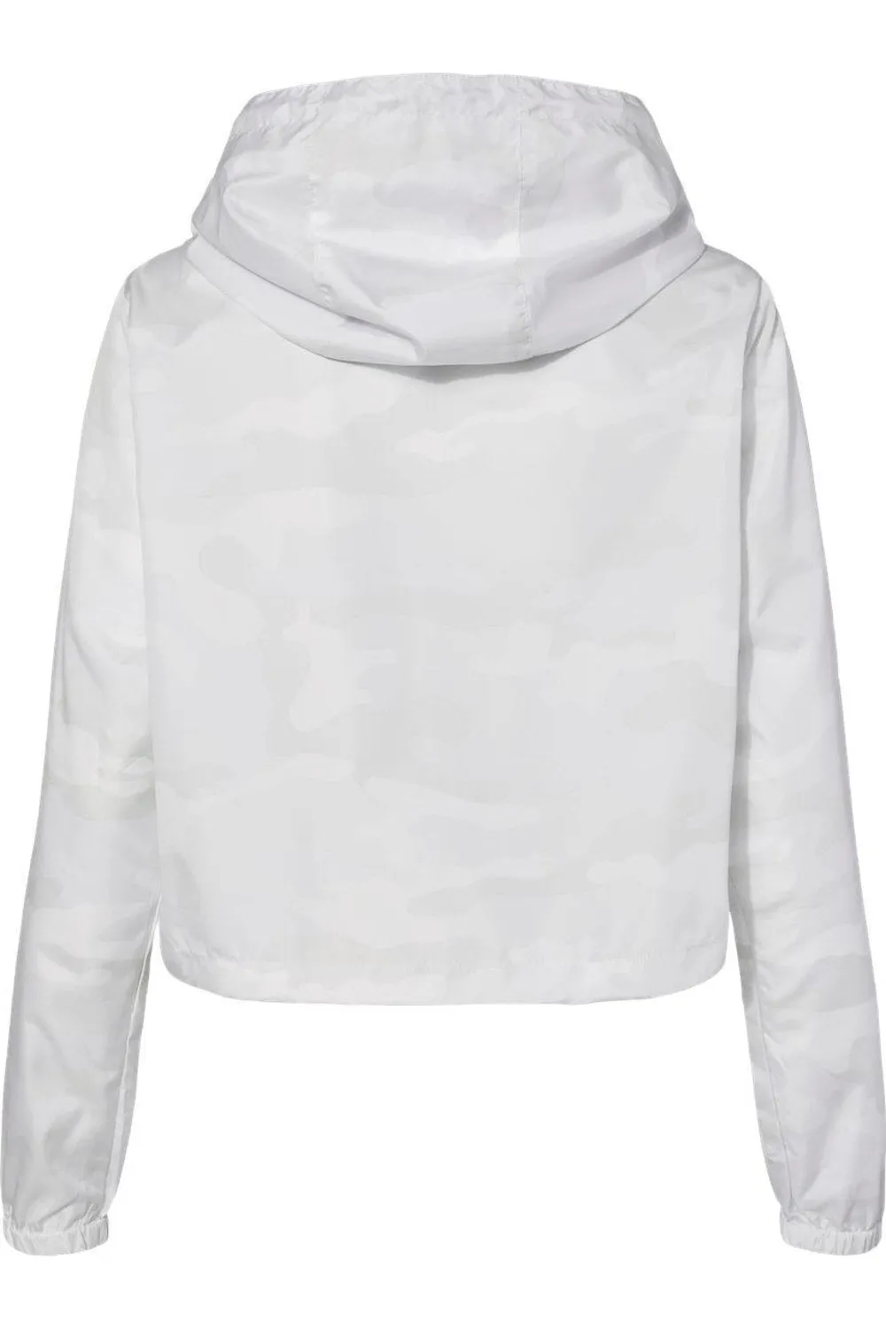 Independent Trading Co. Womens Lightweight Quarter-Zip Pullover Crop Windbreaker