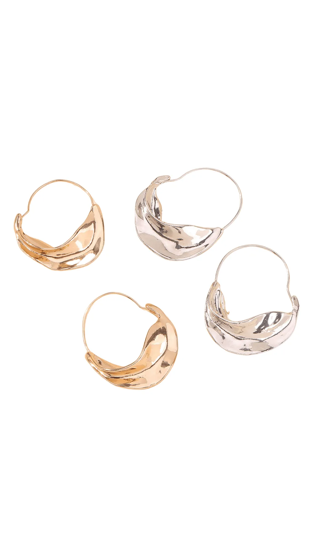 Irregular leaf earrings Gloria Lanvin