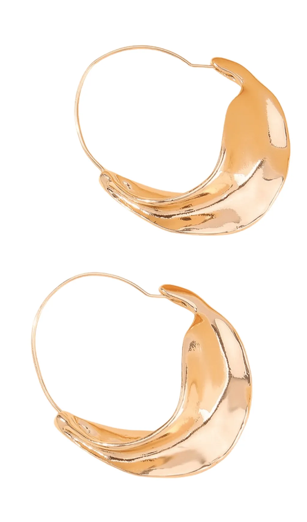 Irregular leaf earrings Gloria Lanvin