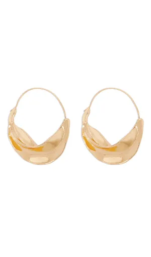 Irregular leaf earrings Gloria Lanvin
