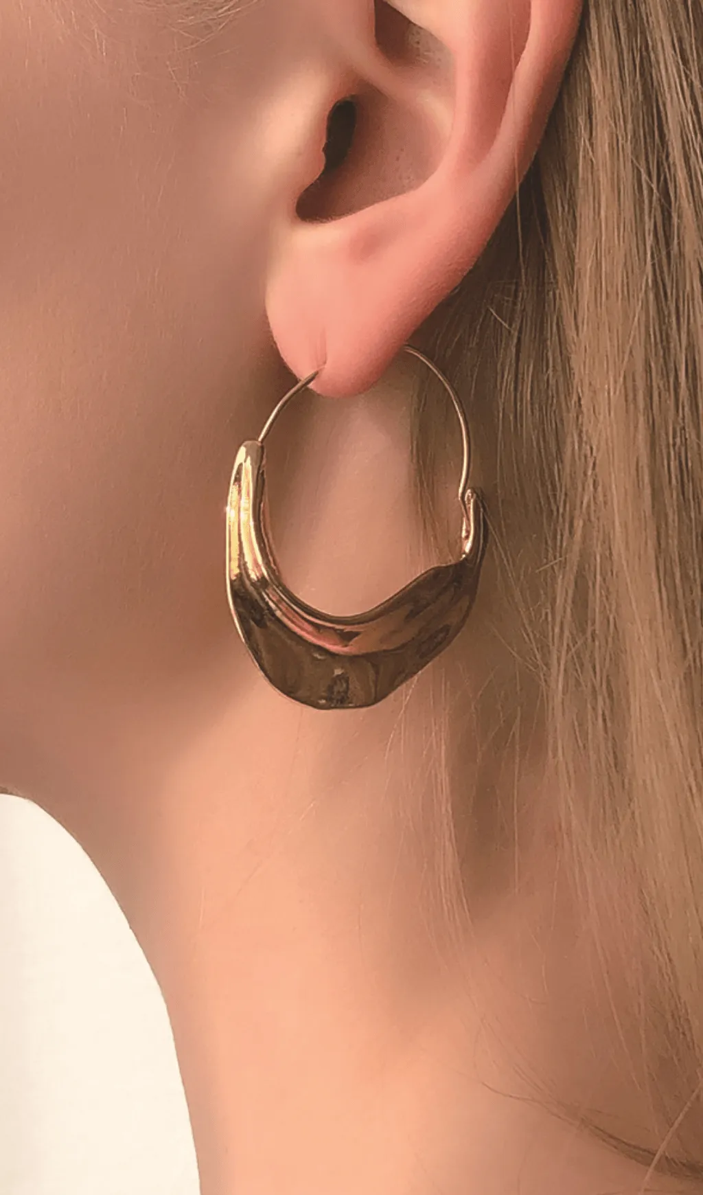 Irregular leaf earrings Gloria Lanvin