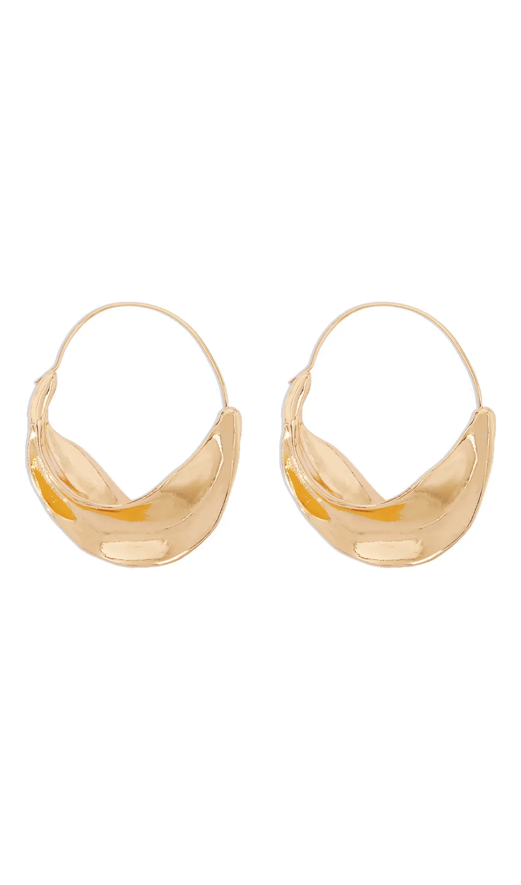 Irregular leaf earrings Gloria Lanvin