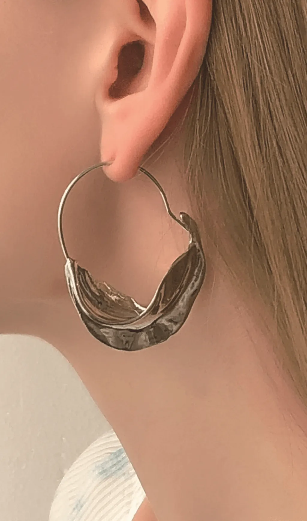 Irregular leaf earrings Gloria Lanvin
