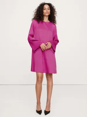 Italian Satin Mini Dress Banana Republic