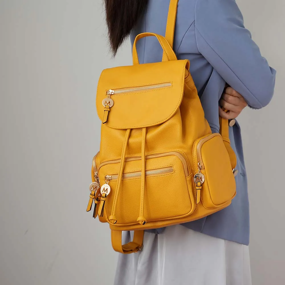 Ivanna Vegan Leather for Womens Oversize Backpack