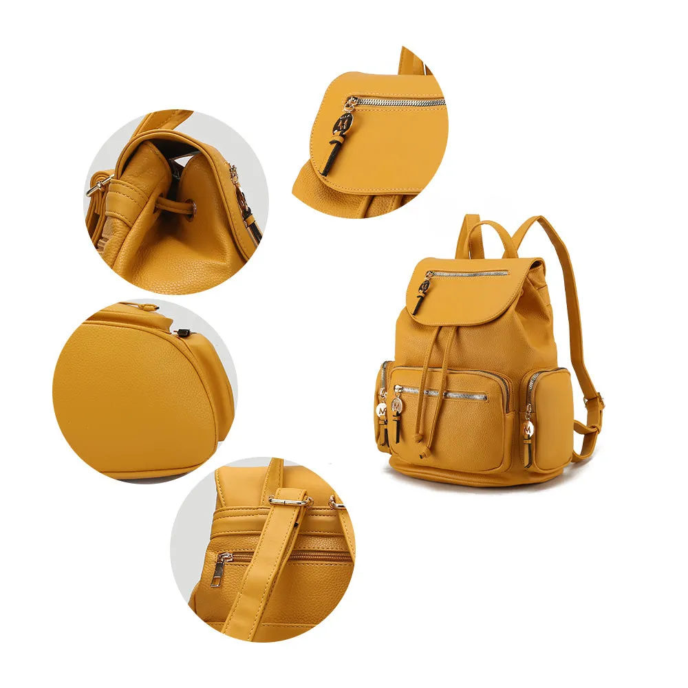 Ivanna Vegan Leather for Womens Oversize Backpack