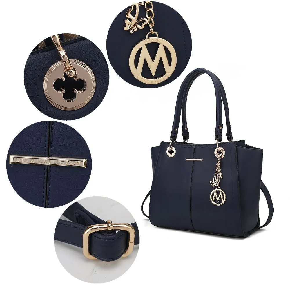 Ivy Vegan Leather Womens Tote Handbag with wallet