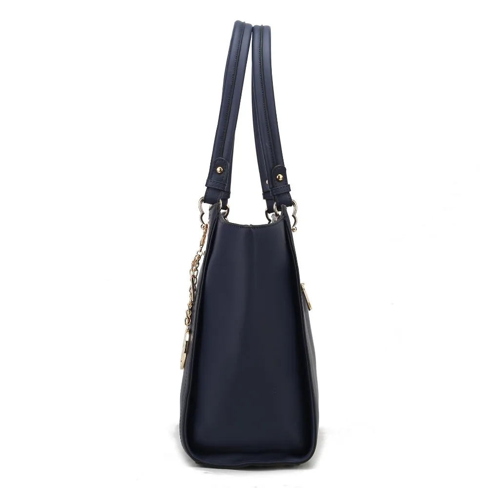 Ivy Vegan Leather Womens Tote Handbag with wallet