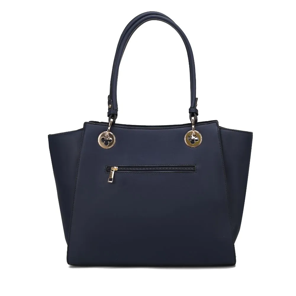 Ivy Vegan Leather Womens Tote Handbag with wallet