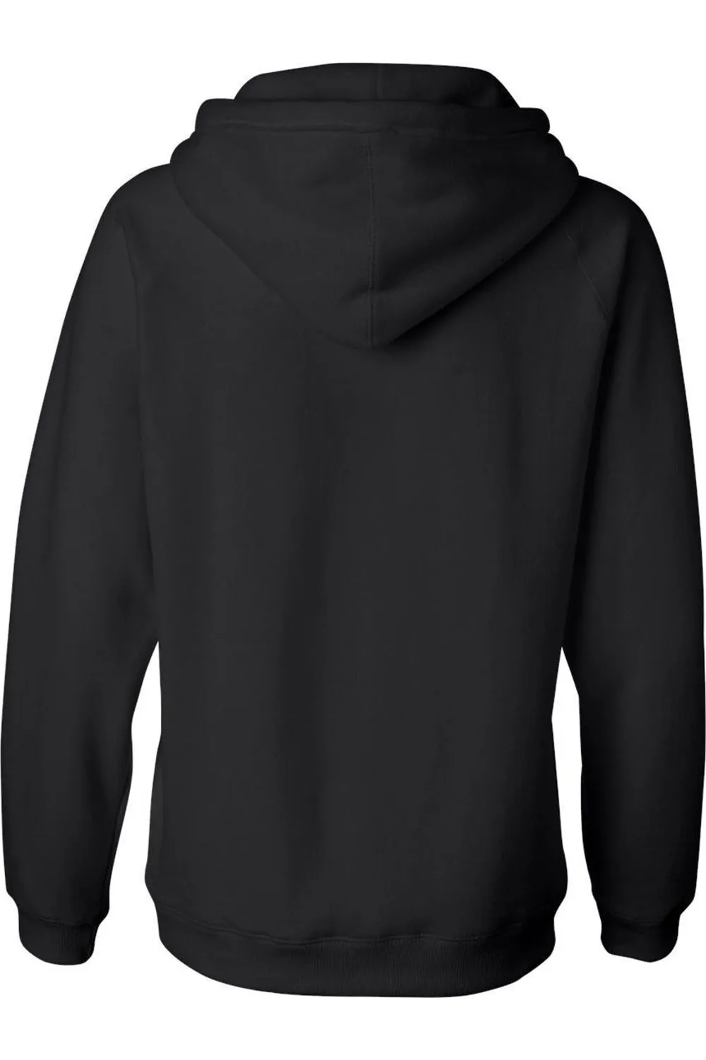 J. America Womens Sueded V-Neck Hooded Sweatshirt