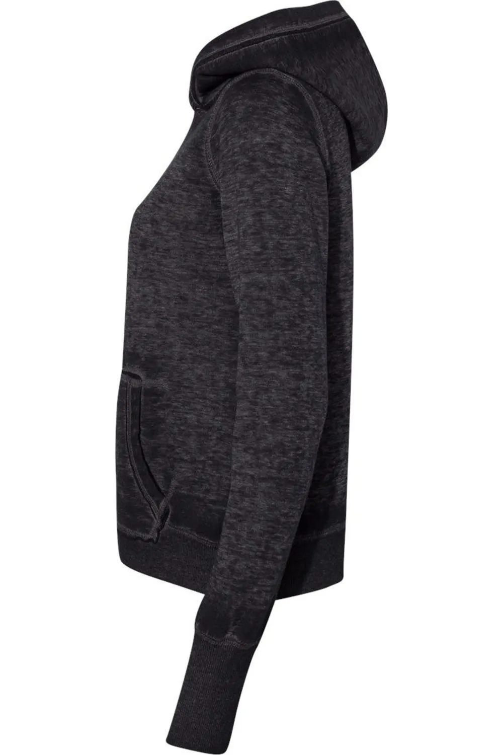 J. America Womens Zen Fleece Hooded Sweatshirt