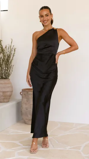 Jenna Maxi Dress - Black Billy J