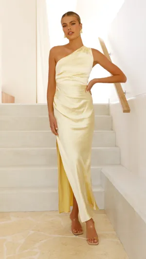 Jenna Maxi Dress - Yellow Billy J