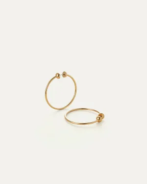 JENNY BIRD - ICON HOOP EARRINGS SMALL