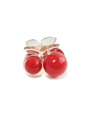 Jumbo Cherry Jaw Clip Red Clear Annasui