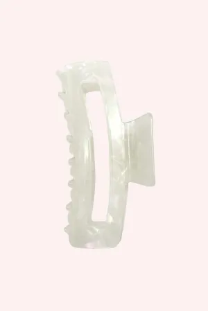 Jumbo Peek-a-Boo Clip Ivory Annasui
