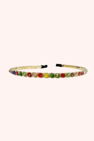 Kaleidoscope Gemstone Headband Annasui