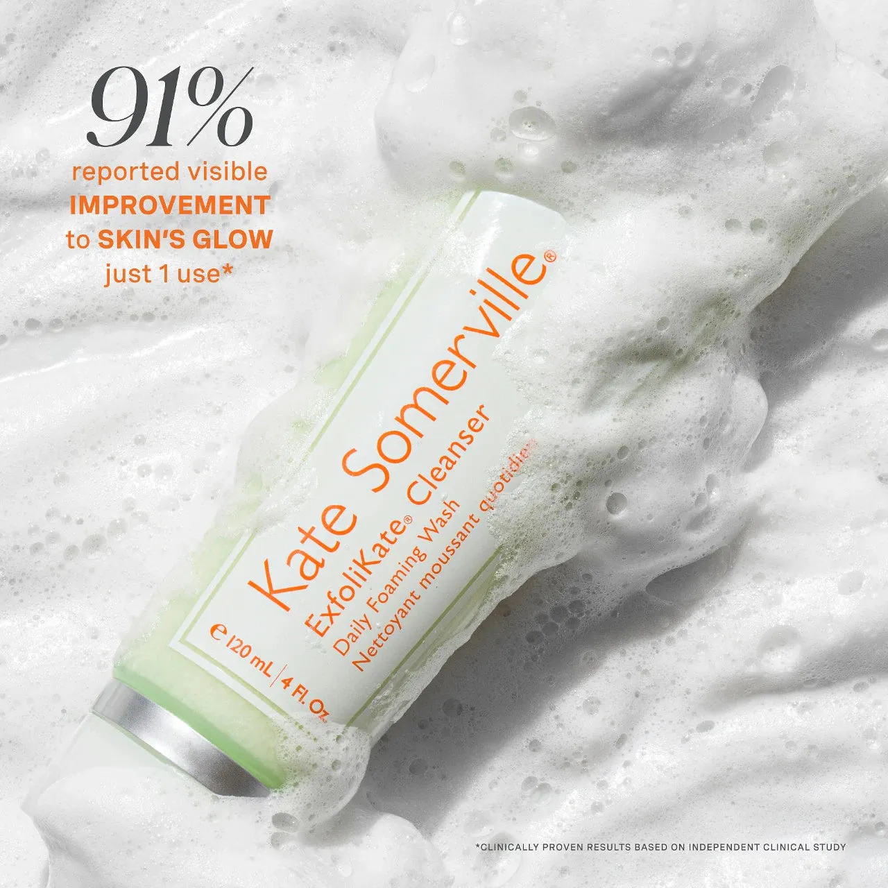 Kate Somerville  ExfoliKate Cleanser Daily Foaming Wash 120ml NIB