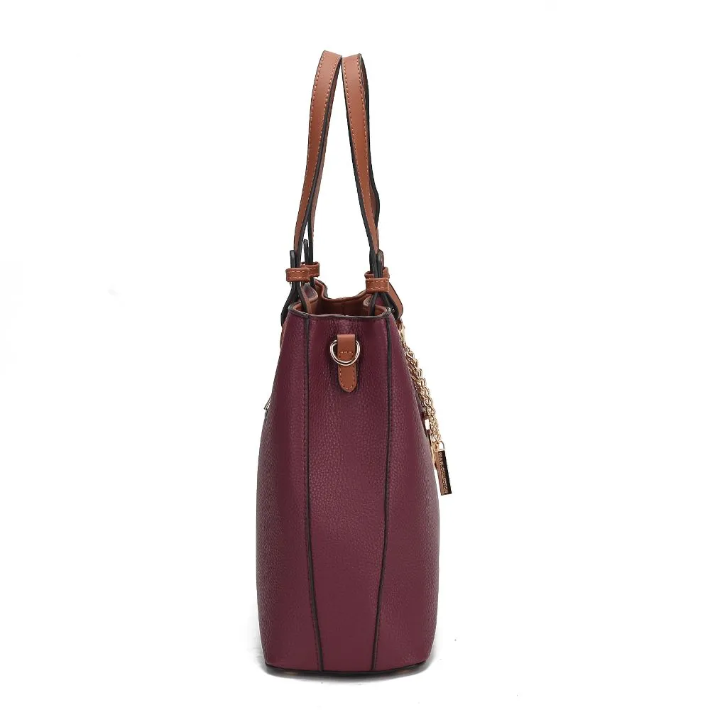 Kearny Vegan Leather Womens Tote Bag