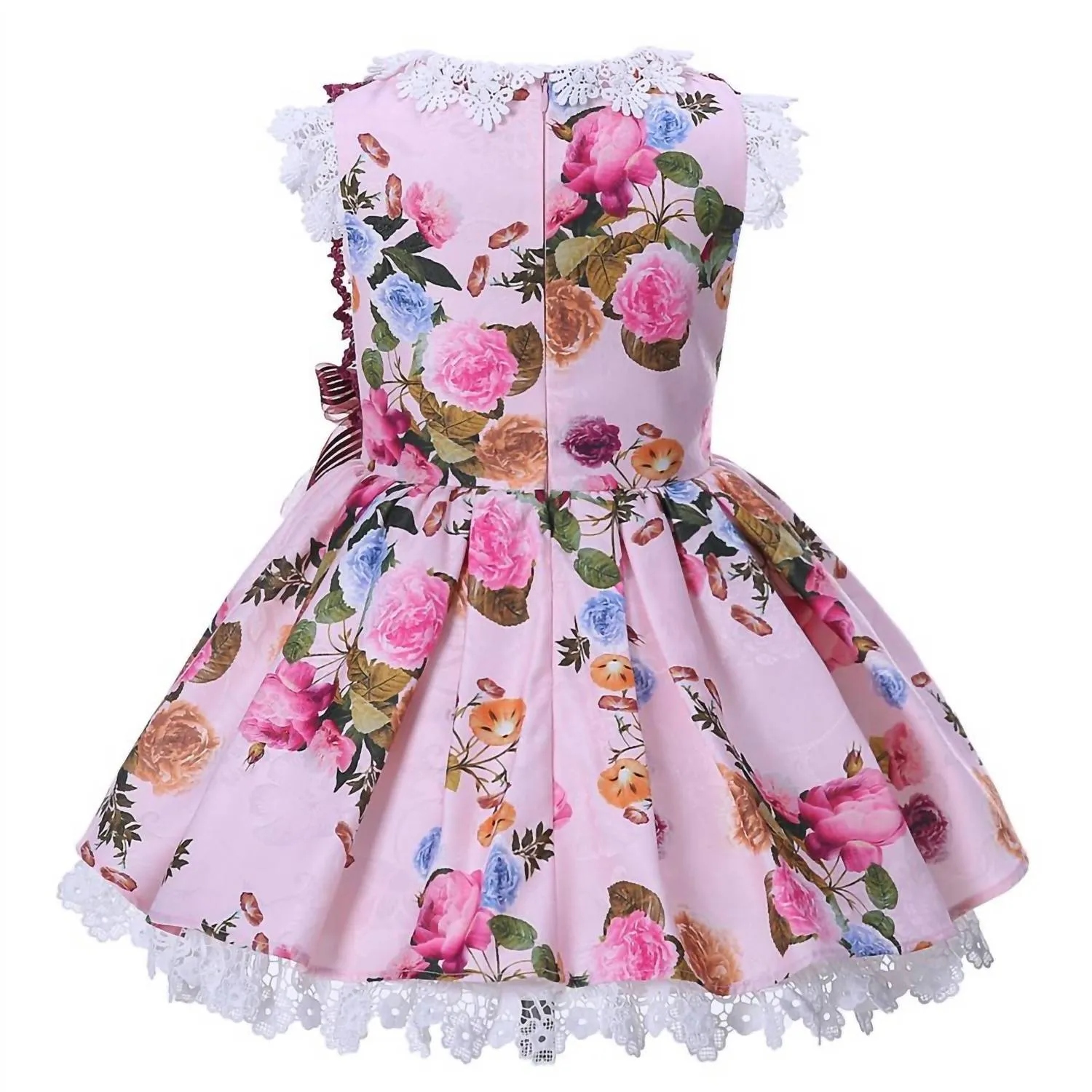 Kid's Eva Floral Dress In Multi