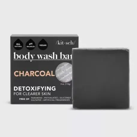 KITSCH - CHARCOAL DETOXIFYING BODY WASH BAR