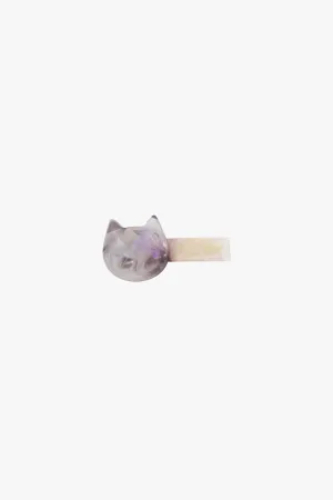 Kitten Side Clips- Amethyst Annasui