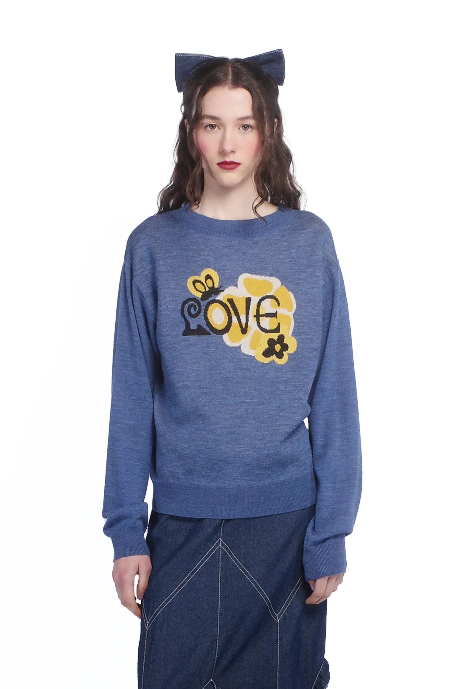 Knitwear Love Sweater Cornflower Annasui